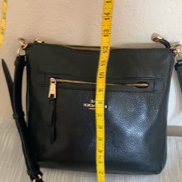 COACH Mae Crossbody Purse Bag F34823 Leather Back EUC - Picture 16 of 17
